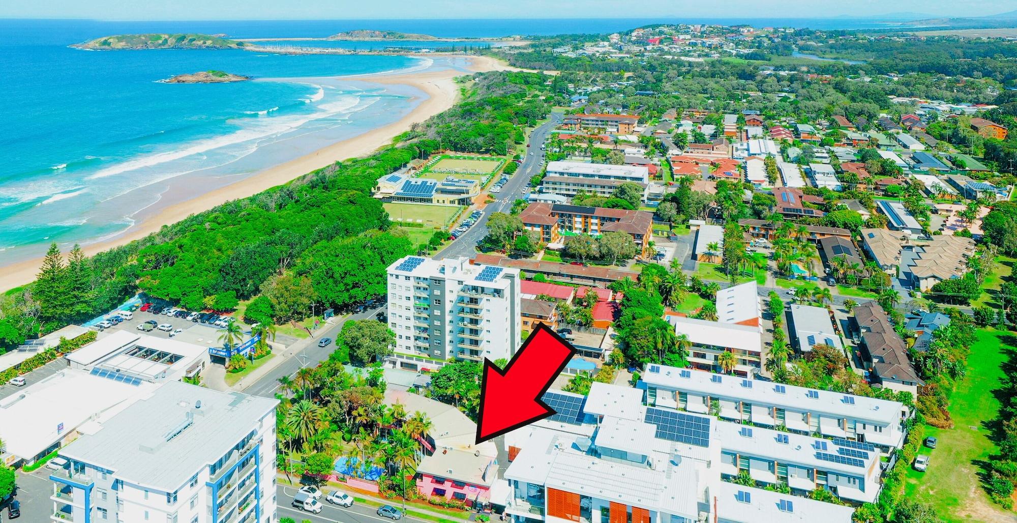 Ocean Paradise Studios & Apartments Coffs Harbour Exteriör bild