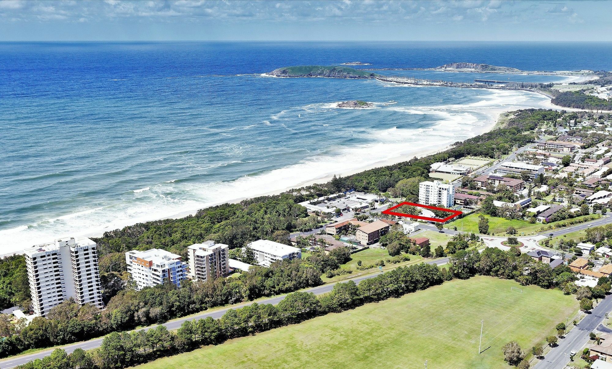 Ocean Paradise Studios & Apartments Coffs Harbour Exteriör bild